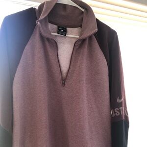 Woman- Nike Dri-FIT Pink and Brown Top